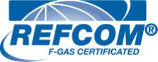 REFCOM F-GAS CERTICATED Logo